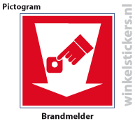 Pictogram 5 stuks 'brandmelder' PICTO-038