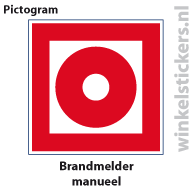 Pictogram 5 stuks 'brandmelder' PICTO-025