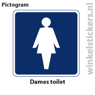 Pictogram 5 stuks 'Dames' PICTO-093