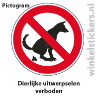 Pictogram 5 stuks 'dierlijke' PICTO-014