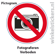 Pictogram 5 stuks 'fotograferen' PICTO-010