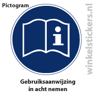 Pictogram 5 stuks 'aanwijzing' PICTO-159