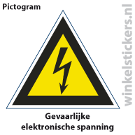Pictogram 5 stuks 'spanning' PICTO-119