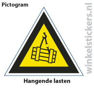 Pictogram 5 stuks 'lasten' PICTO-103
