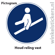 Pictogram 5 stuks 'reling' PICTO-182