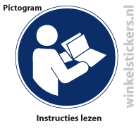 Pictogram 5 stuks 'instructies' PICTO-180