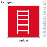 Pictogram 5 stuks 'ladder' PICTO-030