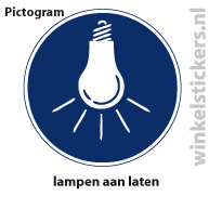 Pictogram 5 stuks 'lampen' PICTO-181
