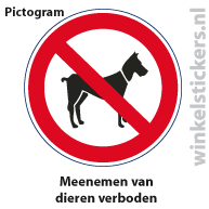 Pictogram 5 stuks 'dieren' PICTO-008