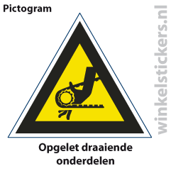 Pictogram 5 stuks 'opgelet' PICTO-132