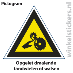 Pictogram 5 stuks 'opgelet' PICTO-128