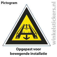 Pictogram 5 stuks 'opgepast' PICTO-139