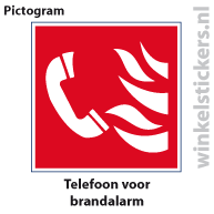 Pictogram 5 stuks 'telefoon' PICTO-027
