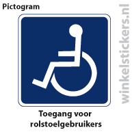 Pictogram 5 stuks 'toegang' PICTO-091