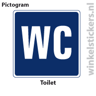 Pictogram 5 stuks 'toilet' PICTO-092