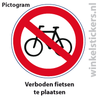 Pictogram 5 stuks 'fietsen' PICTO-024