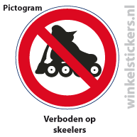 Pictogram 5 stuks 'skeelers' PICTO-018
