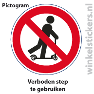 Pictogram 5 stuks 'step' PICTO-019