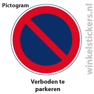 Pictogram 5 stuks 'parkeren' PICTO-017