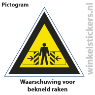 Pictogram 5 stuks 'waarschuwing' PICTO-123