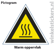 Pictogram 5 stuks 'warm' PICTO-122