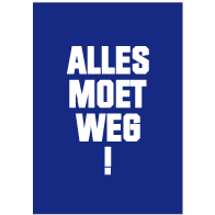 Poster alles moet weg O-006-donkerblauw-swatch