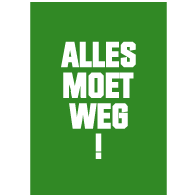 Poster alles moet weg O-006-donkergroen-swatch