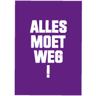 Poster alles moet weg O-006-paars-swatch
