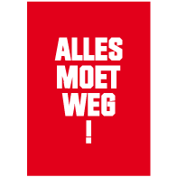 Poster alles moet weg O-006-rood-swatch
