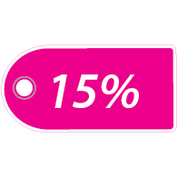 Raamsticker prijskaartje korting VA-0007