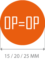 productstickers op=op rond STV-006