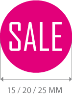 productstickers sale rond STV-002