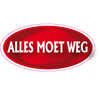 Raamsticker alles moet weg OV-0009