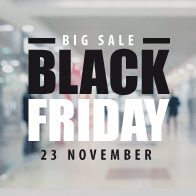 raamsticker black friday BF-032