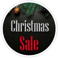 Raamsticker christmas sale CI-0056