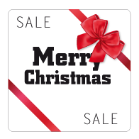 Raamsticker christmas sale vierkant VI-018