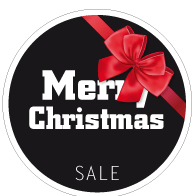 Raamsticker christmas sale CI-0052