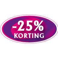 Raamsticker korting OV-0006