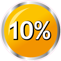 Raamsticker korting rond CI-0011