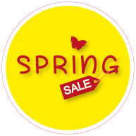 Raamsticker lente sale rond CI-0085