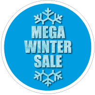 Raamsticker mega winter sale CI=0057