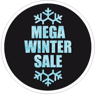 Raamsticker mega winter sale CI=0057