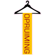 Raamsticker opruiming VA-0039
