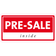 Raamsticker pre-sale RE-0019