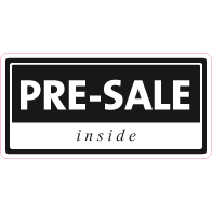 Raamsticker pre-sale RE-0019
