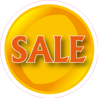 Raamsticker sale CI-0039