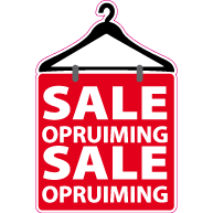 Raamsticker sale opruiming VA-0043
