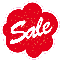 Raamsticker sale VA-0036
