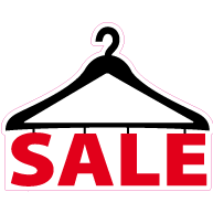Raamsticker sale VA-0042
