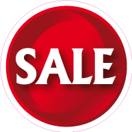 Raamsticker sale CI-0039